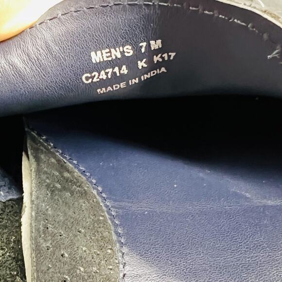 Cole Haan Shoes Mens 7 Gray Leather Bit Driving Moc Loafers Casual Comfort